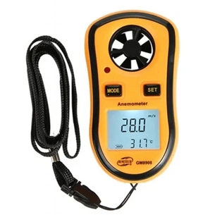 Анемометр Benetech цифровий крильчастий 0,1-30м/с, -10-45°C (GM8908) зображення 1