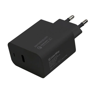 Зарядний пристрій ColorWay Power Delivery Port USB Type-C (20W) black (CW-CHS023PD-BK) зображення 1