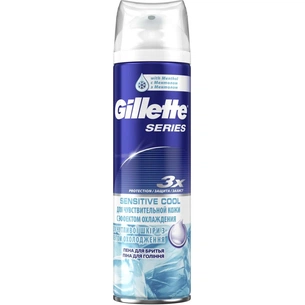 Піна для гоління Gillette Sensitive Cool 250 мл (7702018457984) зображення 1