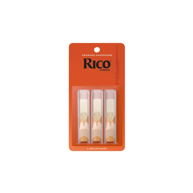 Трость для саксофона D'Addario Rico - Soprano Sax #2.0 - 3-Pack (RIA0320) - изображение 1