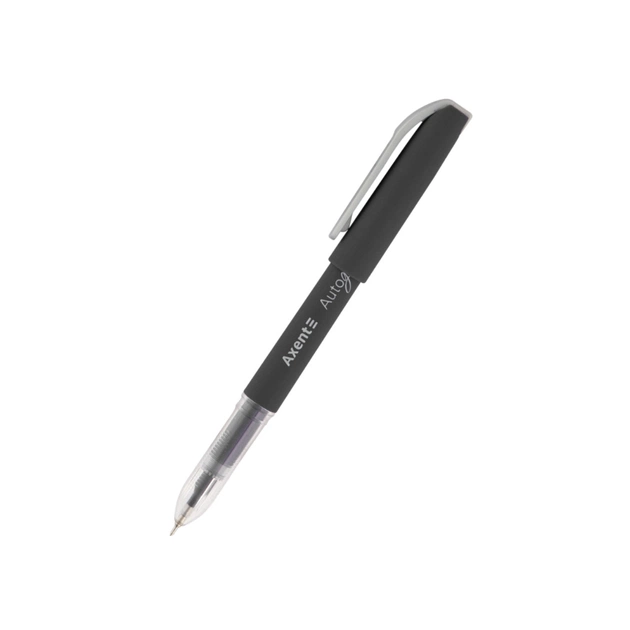 Ручка гелева Axent Autographe 0.5 мм Чорна (AG1007-01-A) - зображення 1