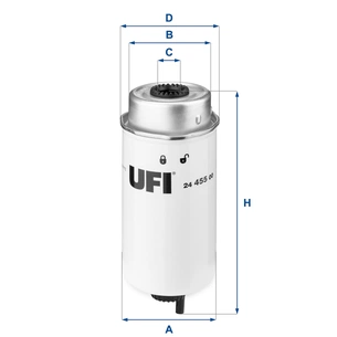 Фильтр топливный UFI 24.455.00 изображение 1