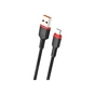 Дата кабель USB 2.0 AM to USB-C 1.0m 2.4A X203 black WUW (6972573336203) - уменьшенное изображение 1