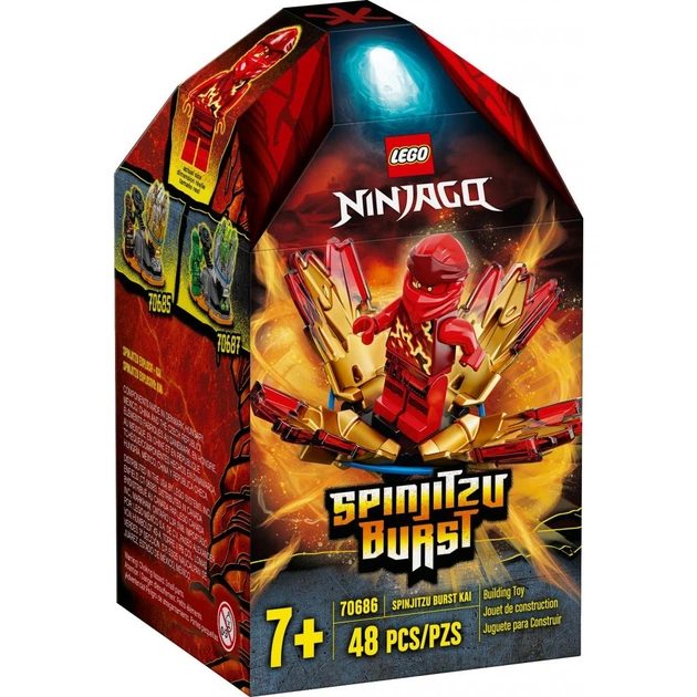 Конструктор LEGO Ninjago Шквал Кружитцу - Кай 48 деталей (70686) - зображення 1