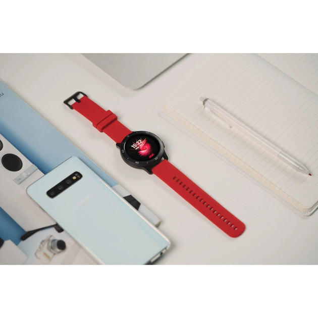 Смарт-годинник 2E Motion GT2 47mm Black-red + ремінець зелений (2E-CWW21BKRD-WS) - зображення 9