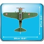 Конструктор Cobi Друга Світова Війна Літак PZL Карась P-23B, 280 деталей (COBI-5522) - зменшене зображення 8