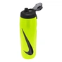Пляшка для води Nike Refuel Bottle Locking Lid 32 OZ лимонний, чорний 946 мл N.100.7670.705.32 (887791745163) - зменшене зображення 1