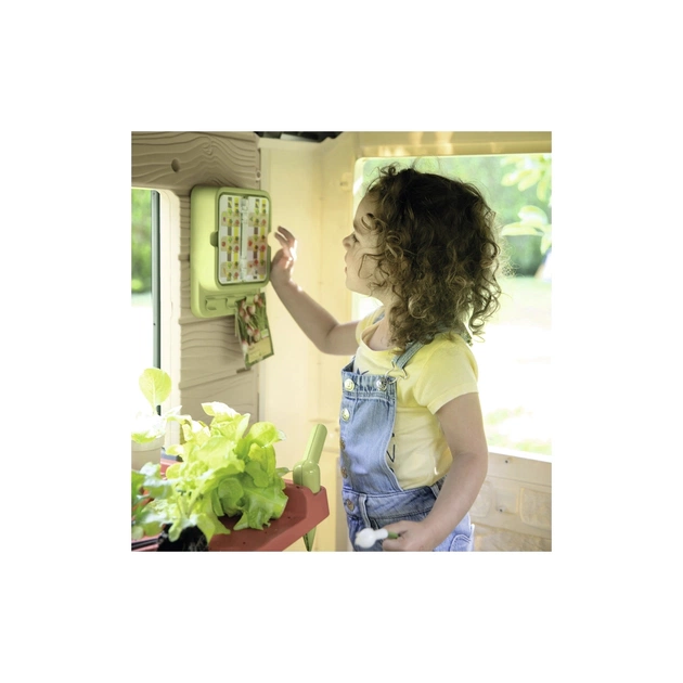 Игровой домик Smoby Life Садовий з кашпо та годівничкою (7600810408) - изображение 9