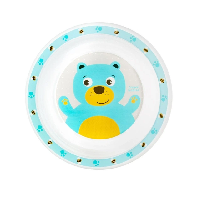 Набір дитячого посуду Canpol babies Cute Animals пластиковий - ведмежатко (4/401_tur) - picture 4