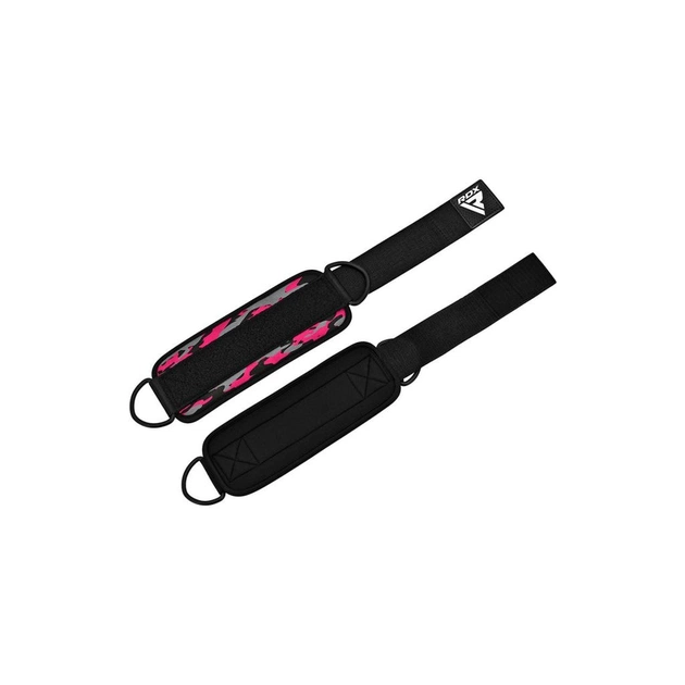 Манжета для тяги RDX A4 Gym Ankle Pro Camo Pink-pair (WAN-A4CP-P) - picture 3