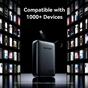 Батарея універсальна Vention 20000 mAh 45W Mini with Built-in USB-C Cable Gray (FHGH0) - зменшене зображення 9