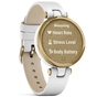 Смарт-годинник Garmin Lily, LightGold, White, Leather (010-02384-B3) - зменшене зображення 3