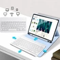 Чехол для планшета BeCover Wireless Keyboard Apple iPad Pro 11" M5 2025 Light Blue (715986) - уменьшенное изображение 3