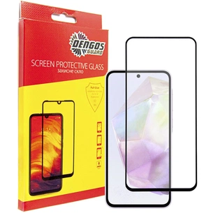Скло захисне Dengos Full Glue Samsung Galaxy A35 5G (black) (TGFG-344) зображення 1