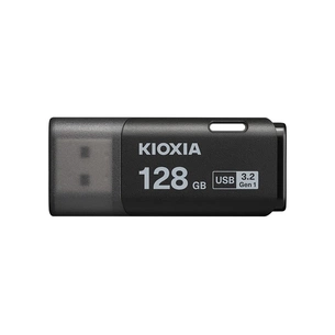 USB флеш накопичувач Kioxia 128GB TransMemory U301 Black USB 3.2 (LU301K128GG4) зображення 1