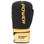Боксерські рукавички PowerPlay 3024 Ultra Mat Чорно-Золоті 16 унцій (PP_3024_16oz_Bl/Gold) - зменшене зображення 2