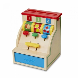 Розвиваюча іграшка Melissa&Doug Перший дерев'яний касовий аппарат (MD3378) зображення 1