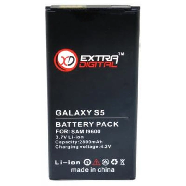 Акумуляторна батарея Extradigital Samsung GT-i9600 Galaxy S5 (2800 mAh) (BMS1152) - picture 1