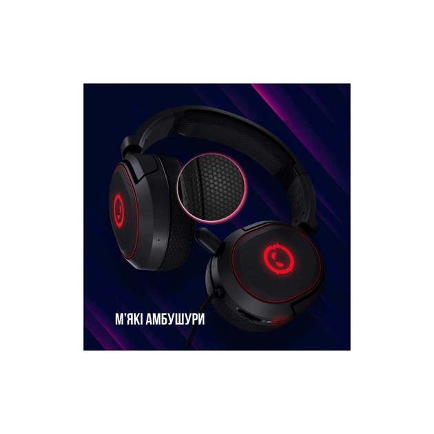 Навушники Lorgar Kaya 460 Gaming RGB USB Black (LRG-GHS460) - picture 11
