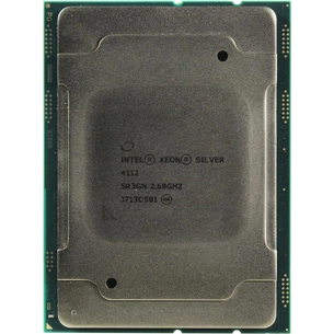 Процесор серверний INTEL Xeon Silver 4112 4C/8T/2.60 GHz/8.25M/FCLGA3647/TRAY (CD8067303562100) зображення 1