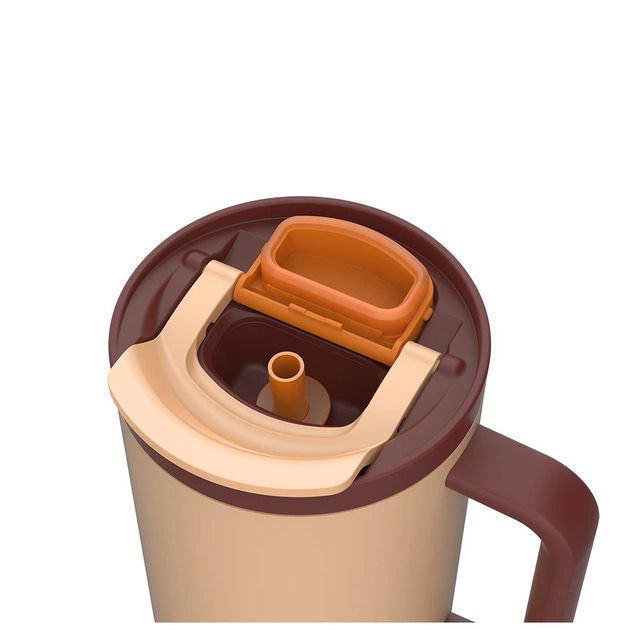 Термокружка Kambukka Rio Almond Dream 950 мл Бежева з коричневим (11-08001) - picture 5