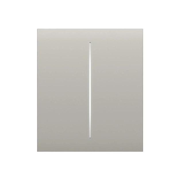 Накладна панель Ajax CenterButton 2-gang/oyster - picture 1