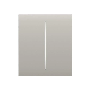 Накладна панель Ajax CenterButton 2-gang/oyster picture 1