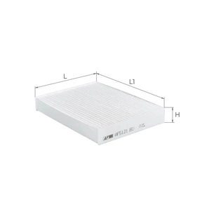 Фільтр салону ALPHA FILTER AF5121 зображення 1