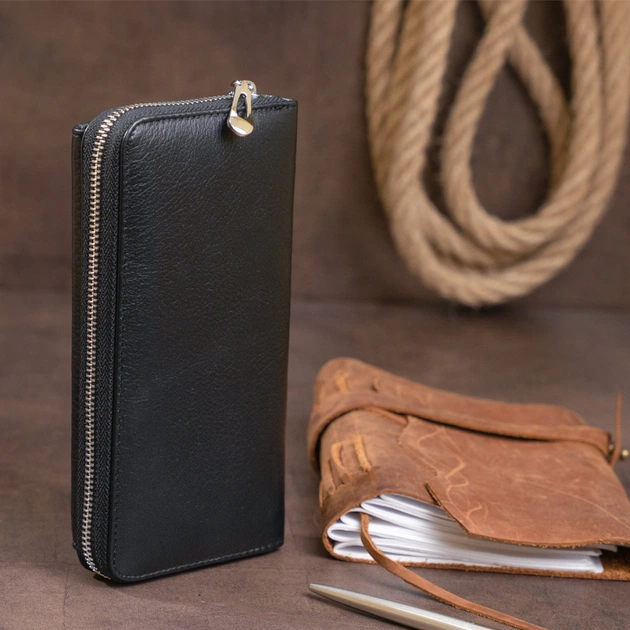 Кошелек ST Leather Кожаный Черный (19292) - изображение 12