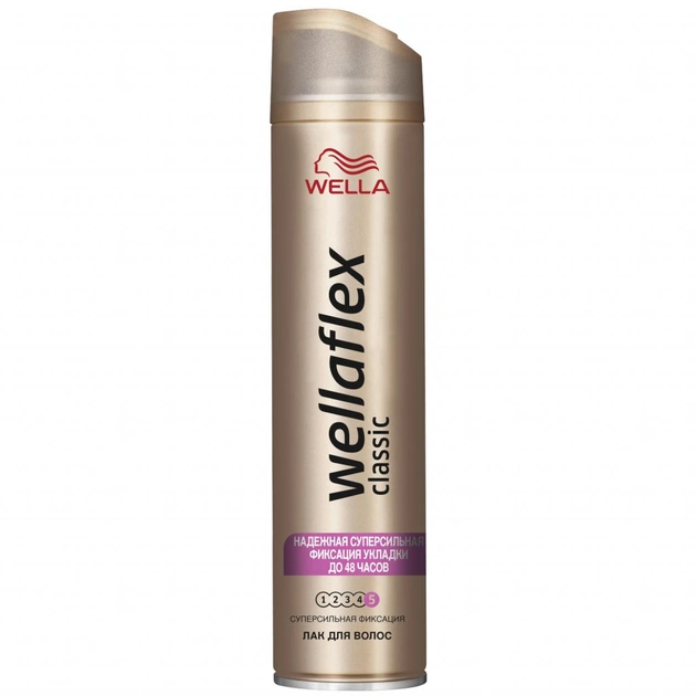 Лак для волосся WellaFlex Classiс Суперсильная фиксация 250 мл (4084500378872) - зображення 1