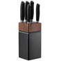 Набір ножів Ardesto Black Mars з дерев'яною підставкою 6 предметів (AR2020SW) - зменшене зображення 1