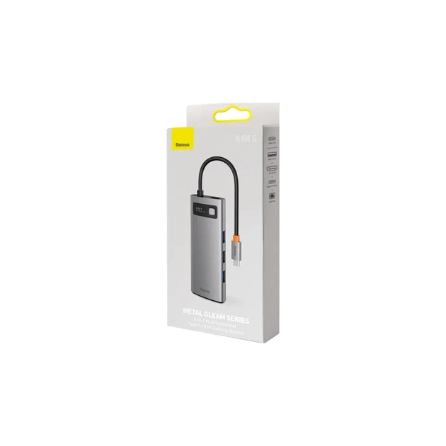 Концентратор Baseus USB-C 6-in-1 (CAHUB-CW0G) - picture 7
