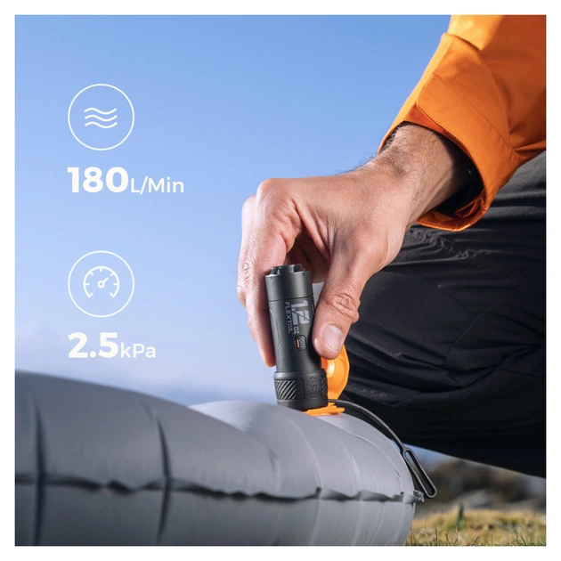 Насос для надувних меблів Flextail Zero Pump, чорний (ZP650cht-BK-i) - зображення 4