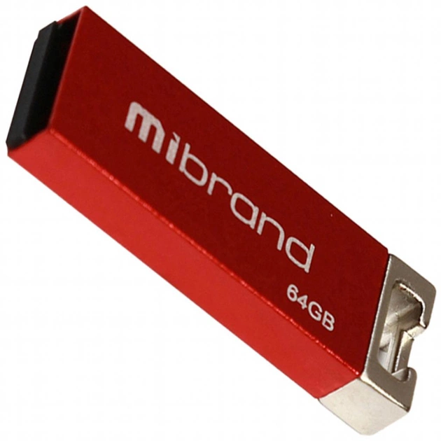 USB флеш накопичувач Mibrand 64GB Сhameleon Red USB 2.0 (MI2.0/CH64U6R) - зображення 1