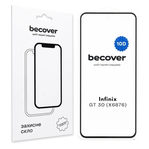 Скло захисне BeCover 10D Infinix GT 30 (X6876) Black (715937) зображення 1