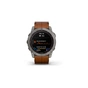 Смарт-годинник Garmin fenix 7X Sapph Sol Titanium w/ Chestnut Leather, GPS (010-02541-19) - зменшене зображення 2