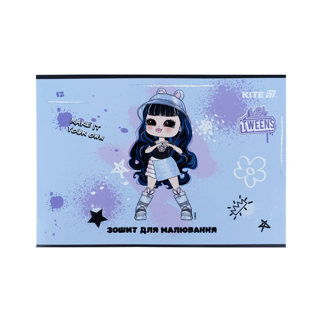 Альбом для малювання Kite LOL, 12 аркушів (LO25-241) - picture 5