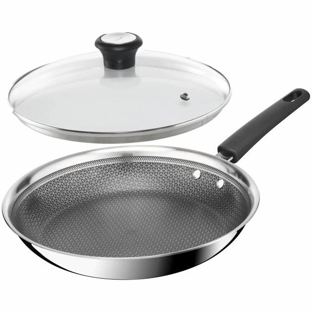 Сковорода Tefal Emotion+ Power 24 см з кришкою (SET_E3410455) - изображение 1