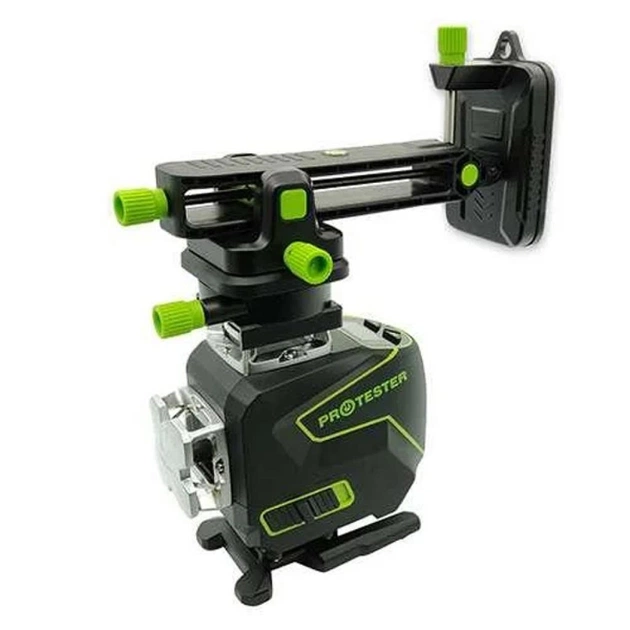 Лазерний нівелір Protester PREMIUM, 4x360°2xH360/2xV360, LCD-дисплей, Bluetooth, пульт (LL516G) - picture 2