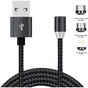 Дата кабель USB 2.0 AM to Lightning + Micro 5P + USB-C 1.2m Magneto bla XoKo (SC-350MGNT-BK) - зменшене зображення 1