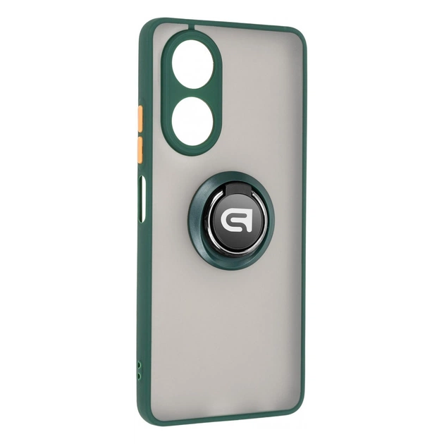 Чохол до мобільного телефона Armorstandart Frosted Matte Ring Samsung S23 FE 5G (SM-S711) Dark Green (ARM72714) - зображення 1
