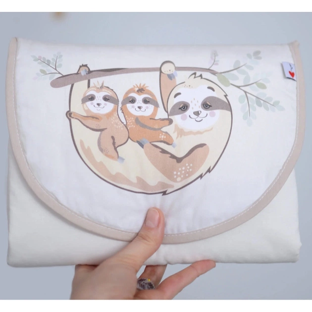 Пеленальний матрацик Верес дорожній Lazy sloth NEW 57х60 см (427.5.1) - picture 2