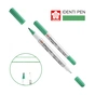 Маркер Sakura перманентний IDENTI PEN, двосторонній, 0,4/1 мм, Зелений (084511365162) - зменшене зображення 1