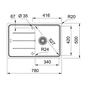 Мийка кухонна Franke 114.0667.446 - зменшене зображення 2