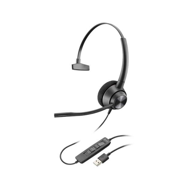 Наушники Poly EncorePro 310 USB-A Black (767G1AA) - изображение 1