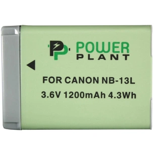 Акумулятор до фото/відео PowerPlant Canon NB-13L (DV00DV1403) зображення 1