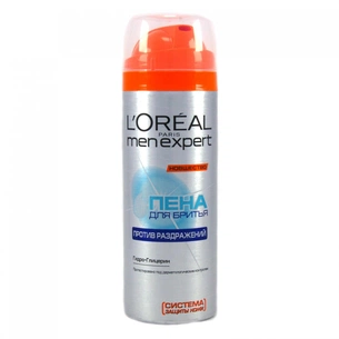Піна для гоління L'Oreal Paris Men Expert проти подразнень 200 мл (3600522056539) зображення 1