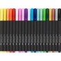 Фломастеры Faber-Castell кисточки Black Edition, 20 цветов (32356) - уменьшенное изображение 3