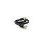 Патч-корд 0.5м UTP cat.7, CU, RJ45, плоский, black Weepda (PCMF-CU7/0.5Bk) - уменьшенное изображение 1