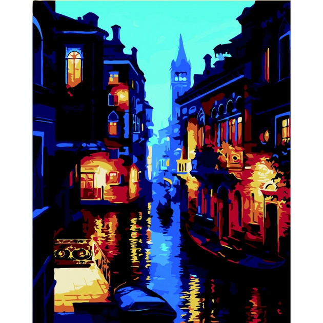 Картина по номерам ZiBi Вечірня Венеція 40*50 см ART Line (ZB.64163) - зображення 1